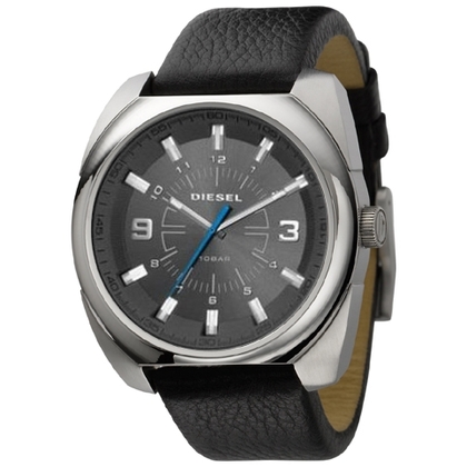 Diesel DZ1246 Uhrenarmband Leder Schwarz