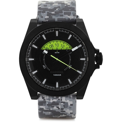 Diesel DZ1658 Uhrenarmband Leder Grau