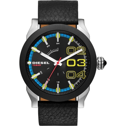 Diesel DZ1677 Uhrenarmband Leder Schwarz