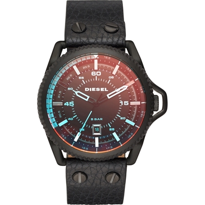 Diesel DZ1793 Uhrenarmband Leder Schwarz