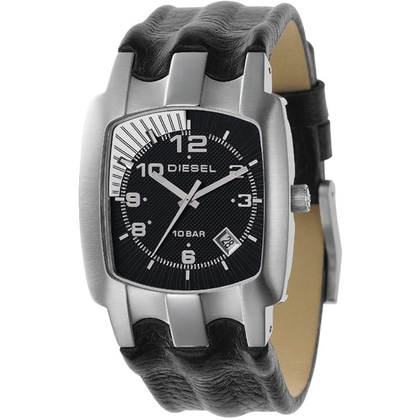 Diesel DZ4118 Uhrenarmband Leder Schwarz
