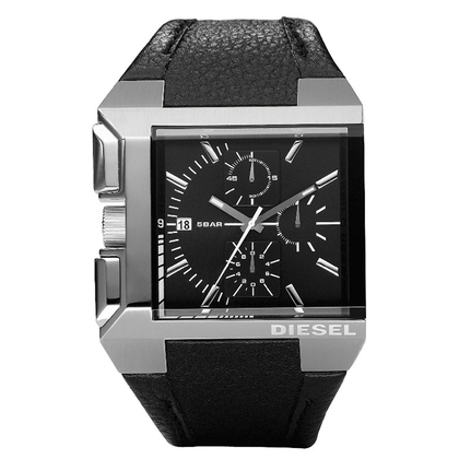 Diesel DZ4172 Uhrenarmband Leder Schwarz