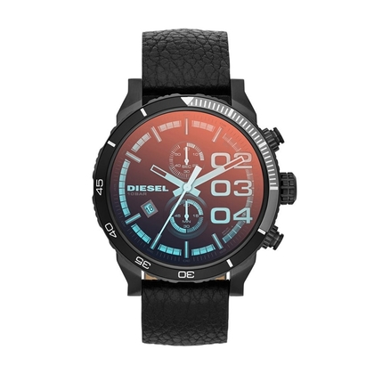Diesel DZ4311 Uhrenarmband Leder Schwarz
