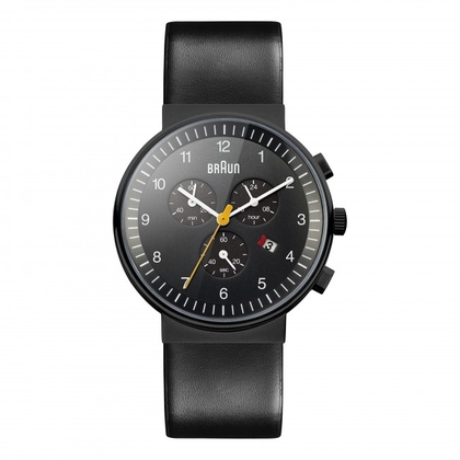 Braun Uhrenarmband für BN0035BKBKG - Leder Schwarz