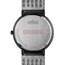 Braun Uhrenarmband für BN0142BKBKG - Leder Schwarz