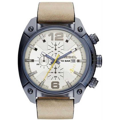 Diesel DZ4356 Uhrenarmband Leder Beige