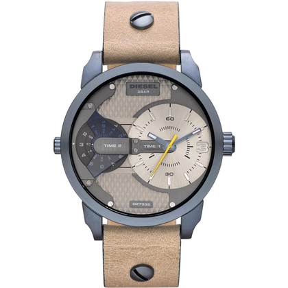 Diesel DZ7338 Uhrenarmband Leder Beige