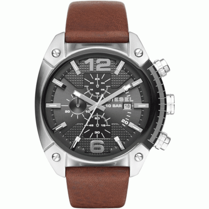Diesel DZ4381 Uhrenarmband Leder Braun