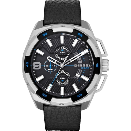 Diesel DZ4392 Uhrenarmband Leder Schwarz