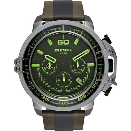 Diesel DZ4407 Uhrenarmband Leder Braun Schwarz