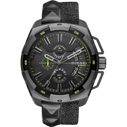 Diesel DZ4420 Uhrenarmband Leder Schwarz