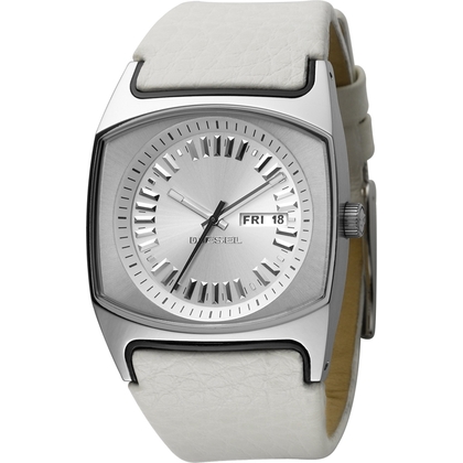 Diesel DZ5165 Uhrenarmband Leder Weiss