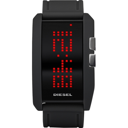 Diesel DZ7164 Uhrenarmband Gummi Schwarz