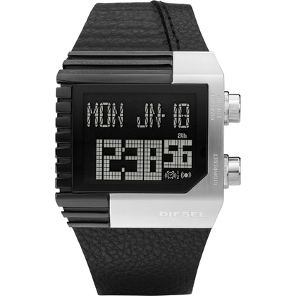 Diesel DZ7184 Uhrenarmband Leder Schwarz
