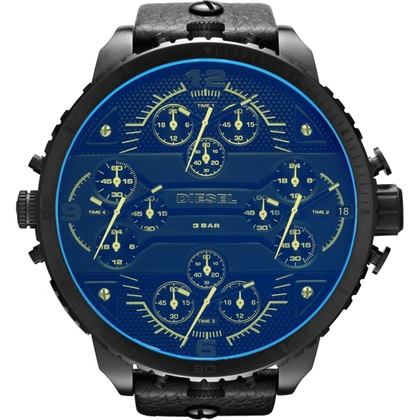 Diesel DZ7262 Uhrenarmband Leder Schwarz