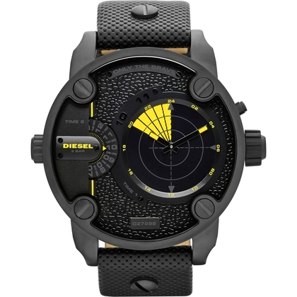 Diesel DZ7292 Uhrenarmband Leder Schwarz