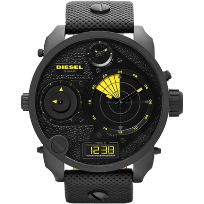 Diesel DZ7296 Uhrenarmband Leder Schwarz