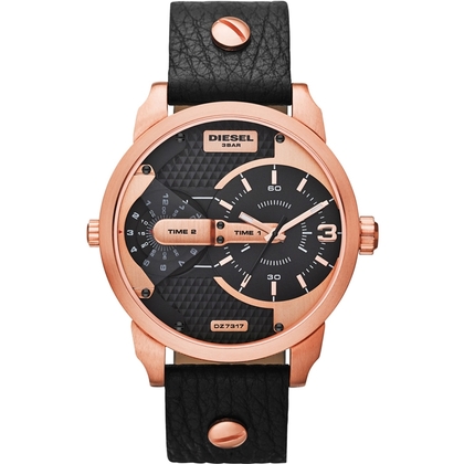 Diesel DZ7317 Uhrenarmband Leder Schwarz