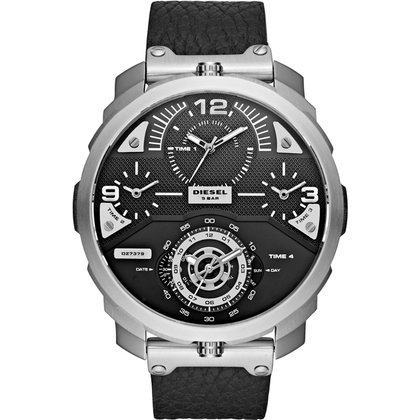 Diesel DZ7379 Uhrenarmband Leder Schwarz