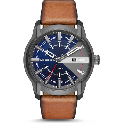 Diesel DZ1784 Uhrenarmband Leder Braun