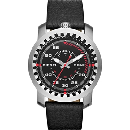 Diesel DZ1750 Uhrenarmband Leder Schwarz