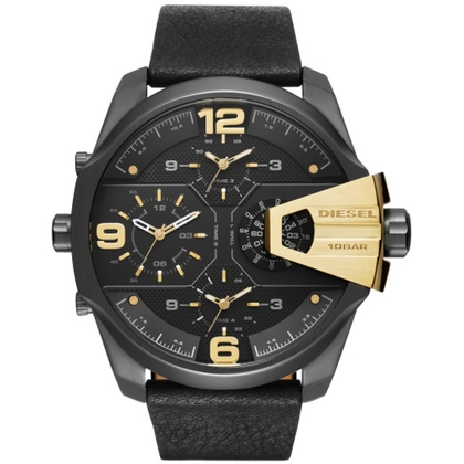Diesel DZ7377 Uhrenarmband Leder Schwarz