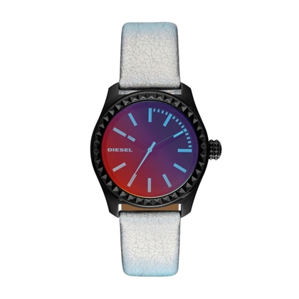 Diesel DZ5459 Uhrenarmband Leder Silber