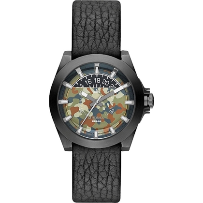 Diesel DZ1700 Uhrenarmband Leder Schwarz