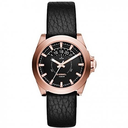 Diesel DZ1733 Uhrenarmband Leder Schwarz