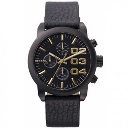 Diesel DZ5442 Uhrenarmband Leder Schwarz