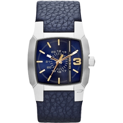 Diesel DZ1636 Uhrenarmband Leder Blau