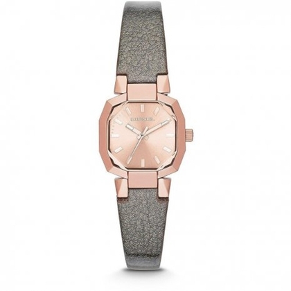 Diesel DZ5398 Uhrenarmband Leder Grau