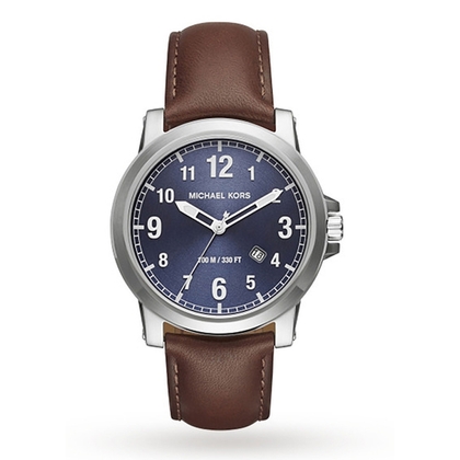 Michael Kors MK8501 Uhrenarmband Leder Braun