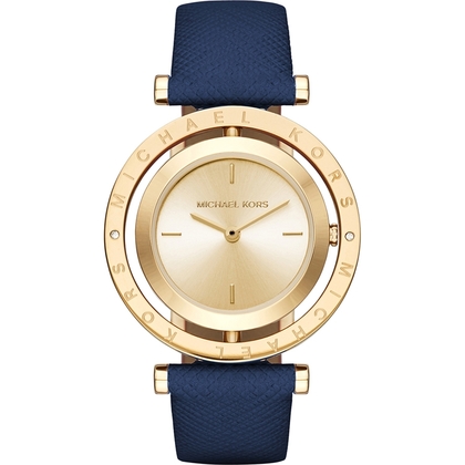 Michael Kors MK2526 Uhrenarmband Leder Blau