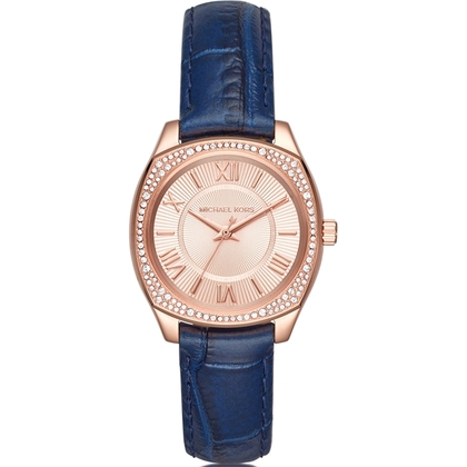 Michael Kors MK2593 Uhrenarmband Leder Blau
