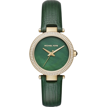 Michael Kors MK2592 Uhrenarmband Leder Grün