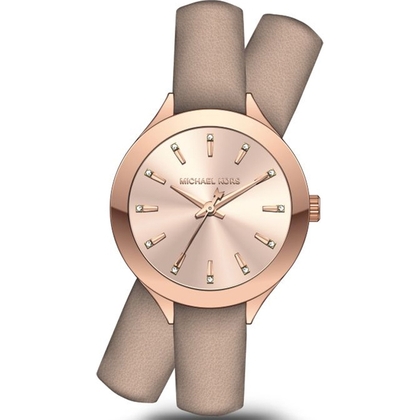Michael Kors MK2554 Uhrenarmband Leder Beige