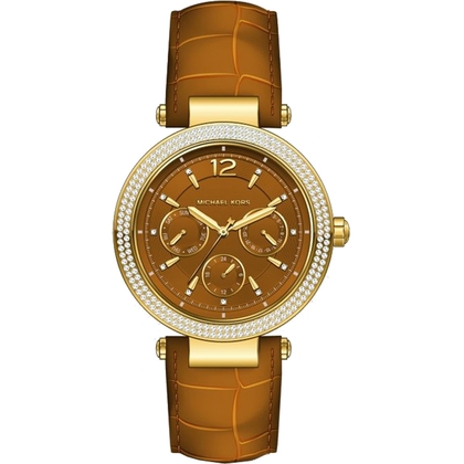 Michael Kors MK2546 Uhrenarmband Leder Braun