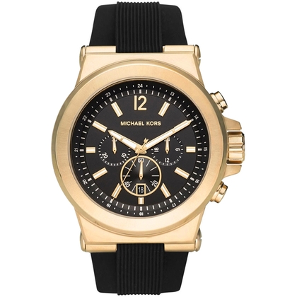 Michael Kors MK8445 Uhrenarmband Gummi Schwarz