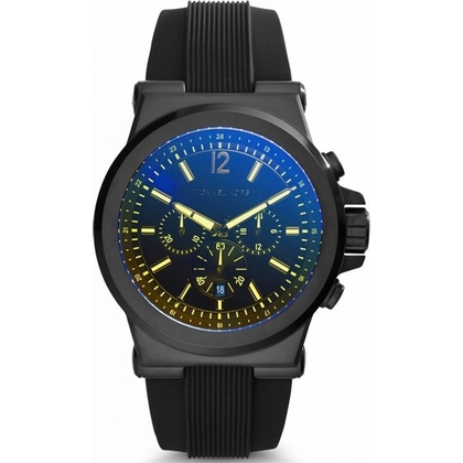 Michael Kors MK8406 Uhrenarmband Gummi Schwarz