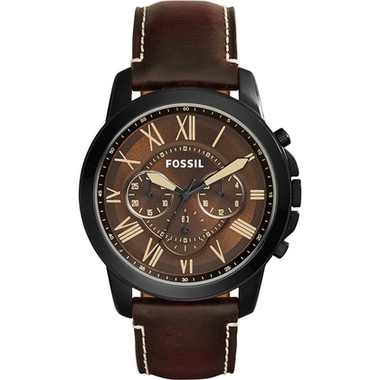 Fossil FS5088 Uhrenarmband Leder Braun
