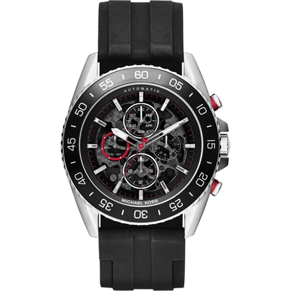 Michael Kors MK9013 Uhrenarmband Gummi Schwarz