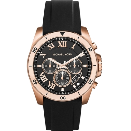 Michael Kors MK8436 Uhrenarmband Gummi Schwarz