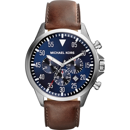 Michael Kors MK8362 Uhrenarmband Leder Braun