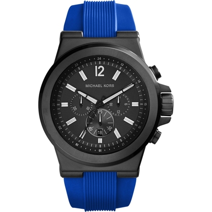 Michael Kors MK8357  Uhrenarmband Gummi Blau