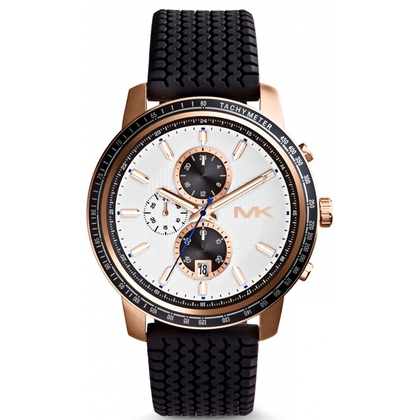 Michael Kors MK8343 Uhrenarmband Gummi Schwarz