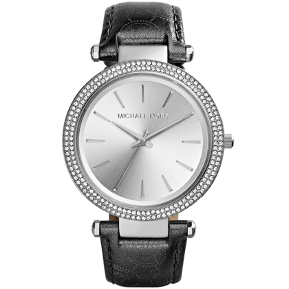 Michael Kors MK2350 Uhrenarmband Leder Schwarz