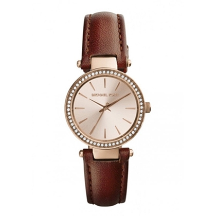 Michael Kors MK2353 Uhrenarmband Leder Braun