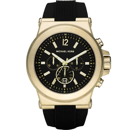 Michael Kors MK8325 Uhrenarmband Gummi Schwarz