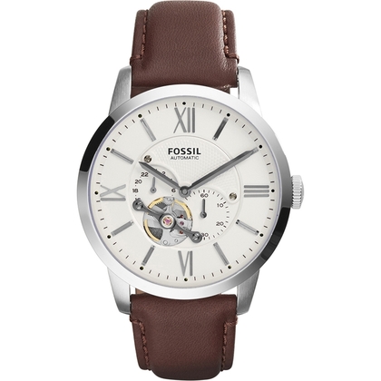 Fossil ME3064 Uhrenarmband Leder Braun